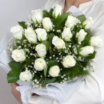 Sonsuz Sevgi 19 Beyaz Gül