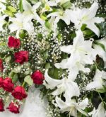 Gösterişli Kutlama Ferforje Çiçek Aranjmanı